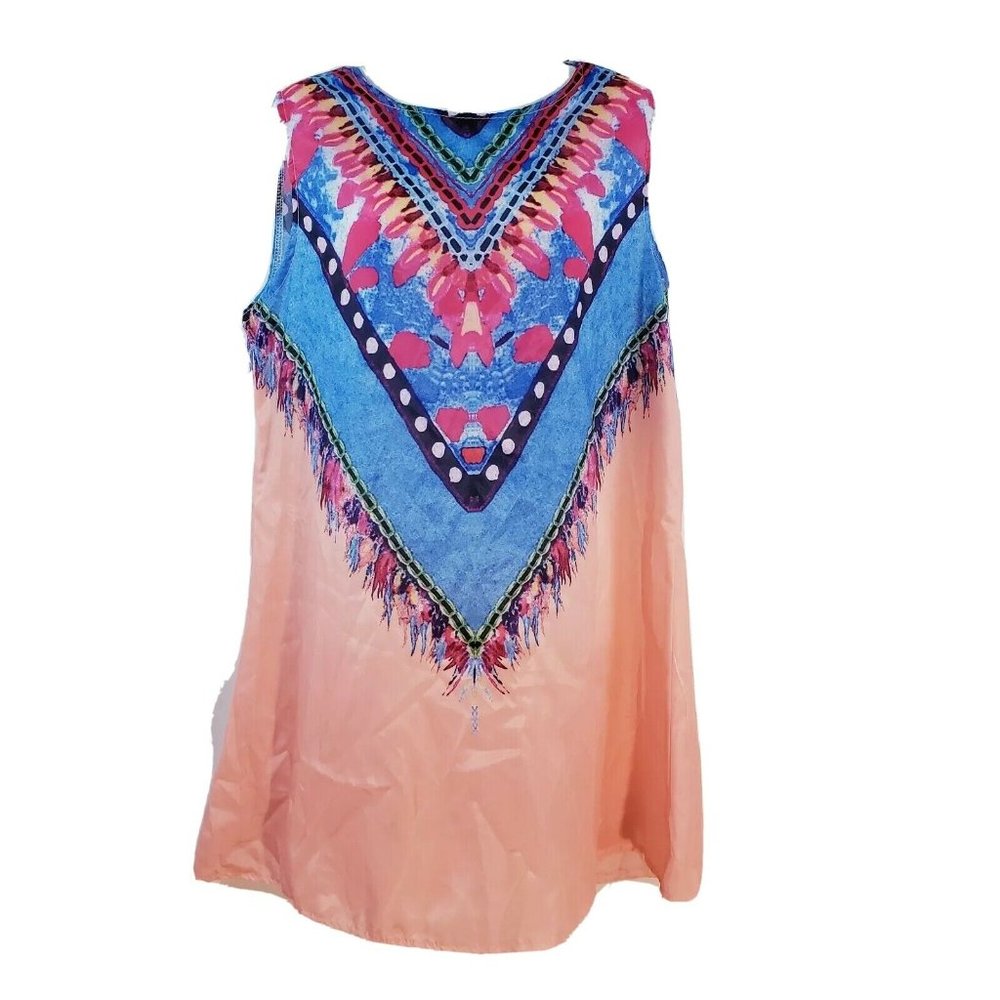 Womens Youboya Sleeveless Tunic Large Swim Suit‎ Co